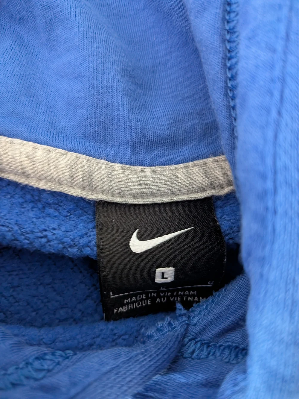 Nike Royal Blue Pullover Hoodie with Swoosh
